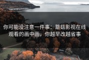 你可能没注意一件事：蘑菇影视在线观看的画中画，你越早改越省事